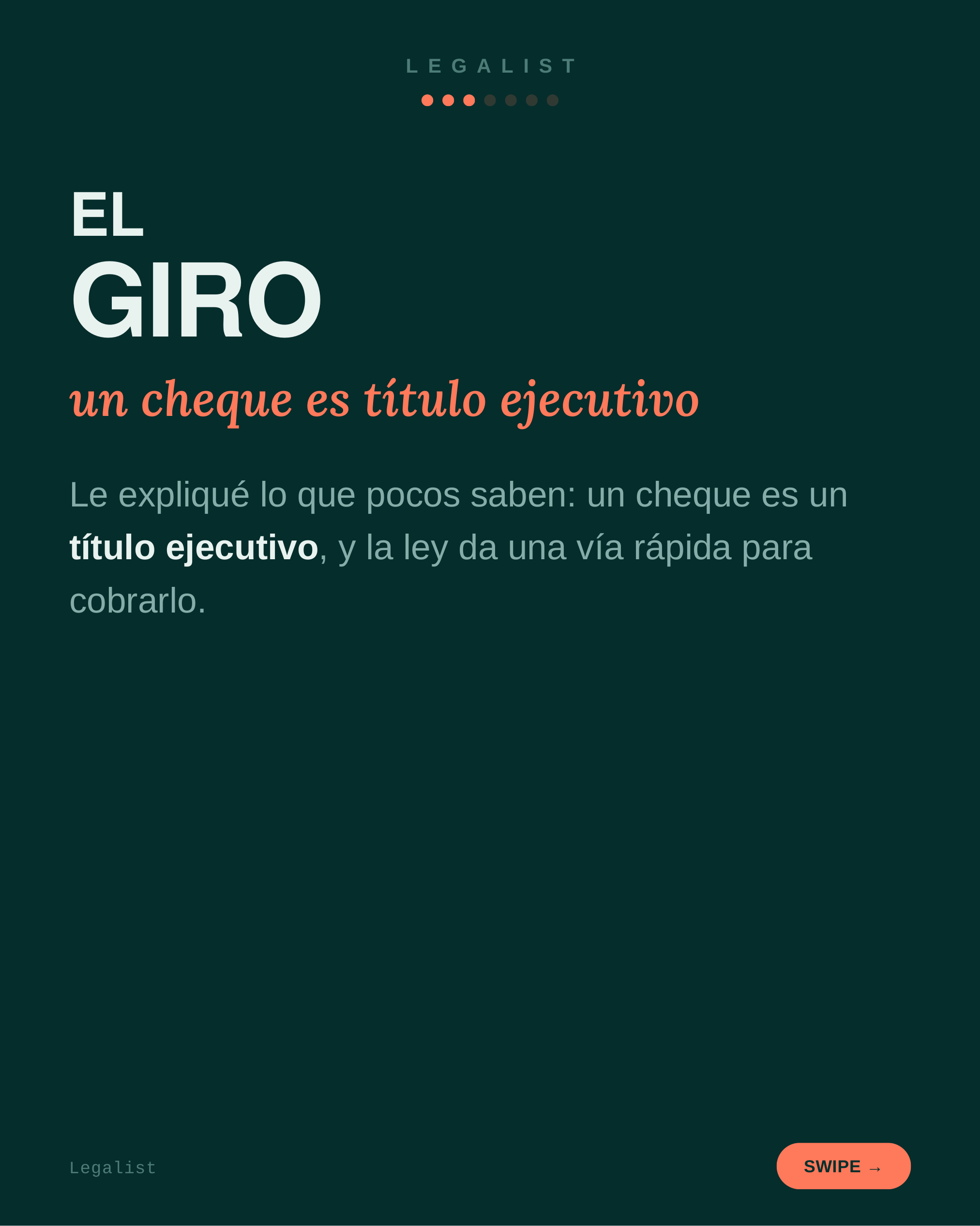 Te rebotó un cheque — slide 4