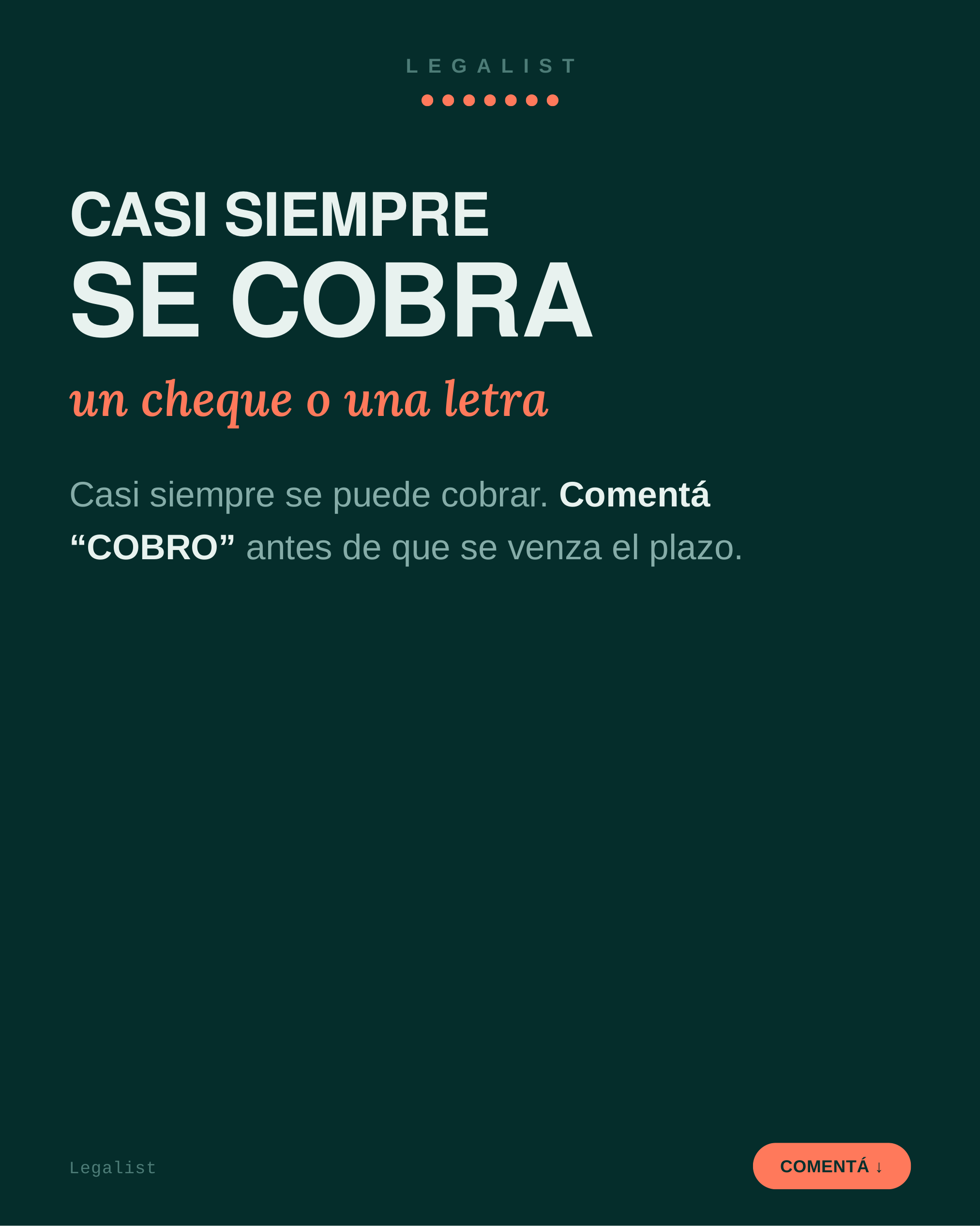 Te rebotó un cheque — slide 8