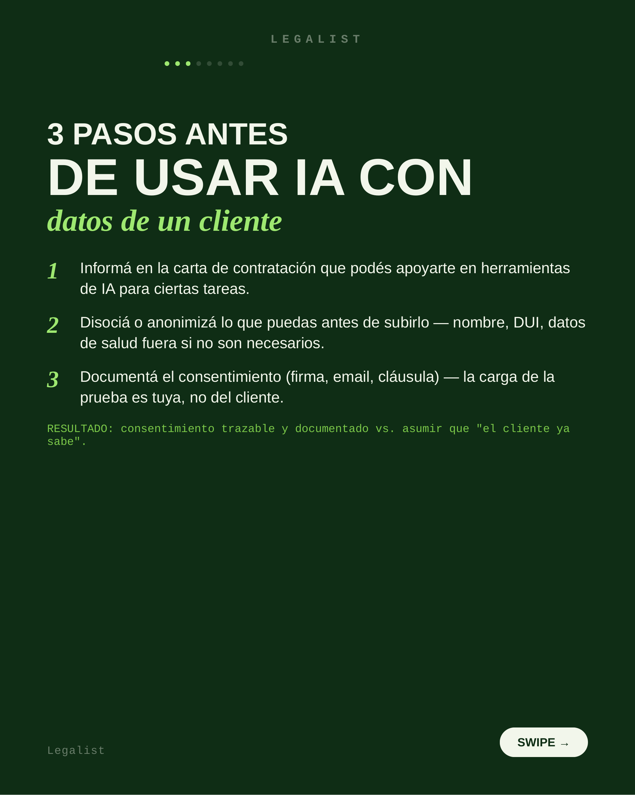 Antes de subir el caso de tu cliente a una IA — slide 3