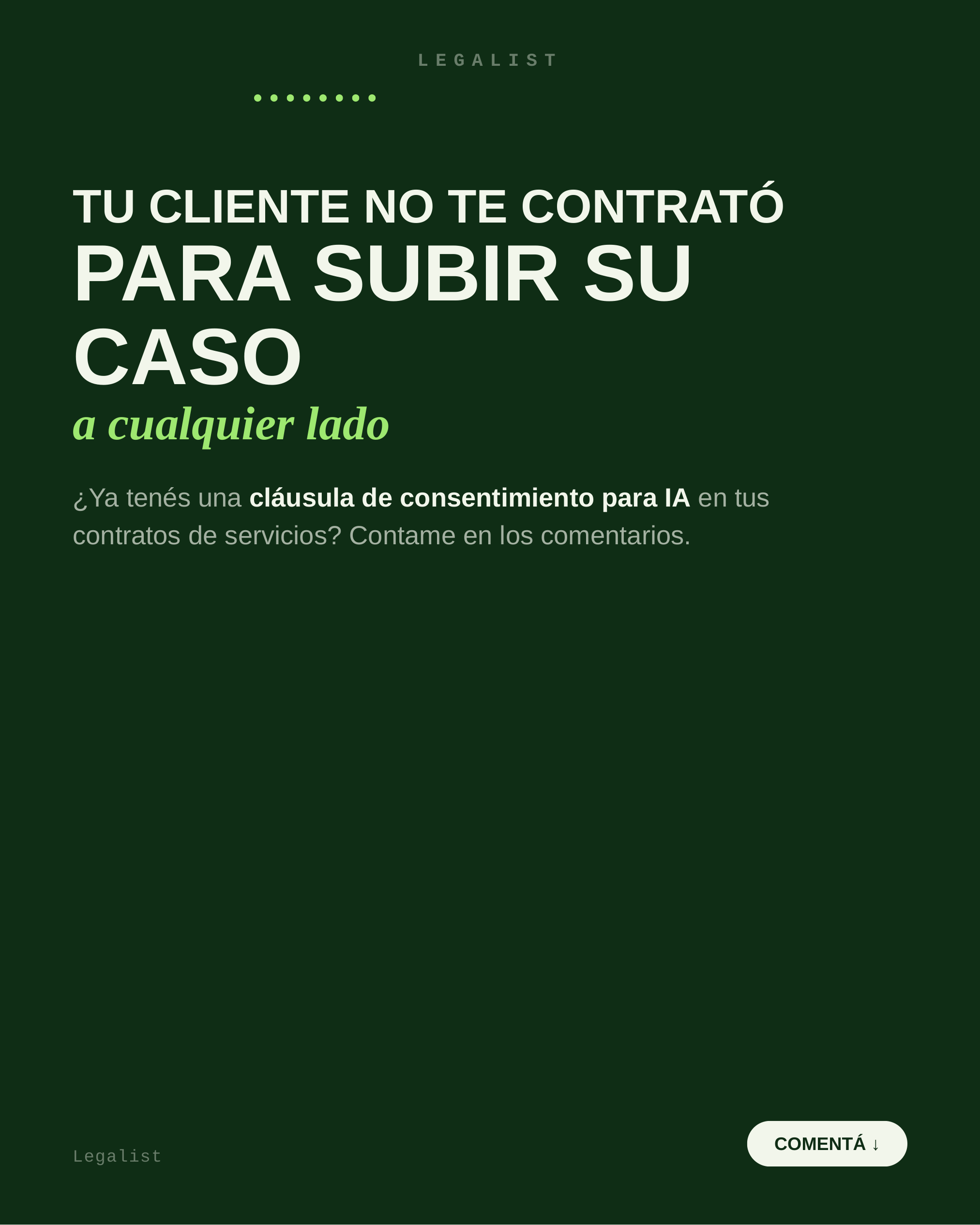 Antes de subir el caso de tu cliente a una IA — slide 8