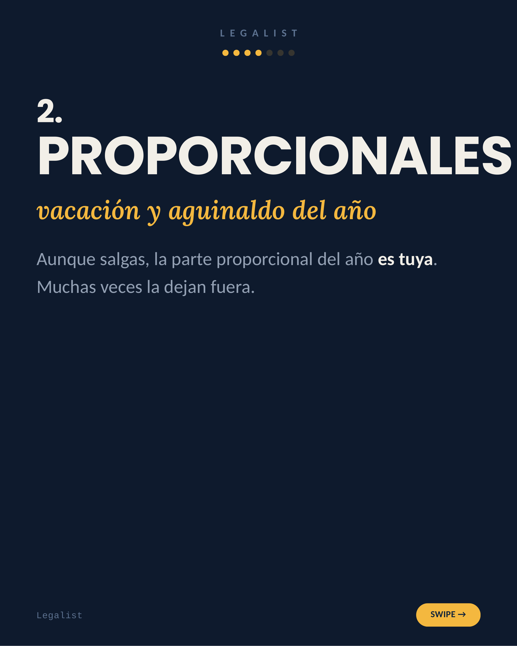 Antes de firmar tu liquidación — slide 5
