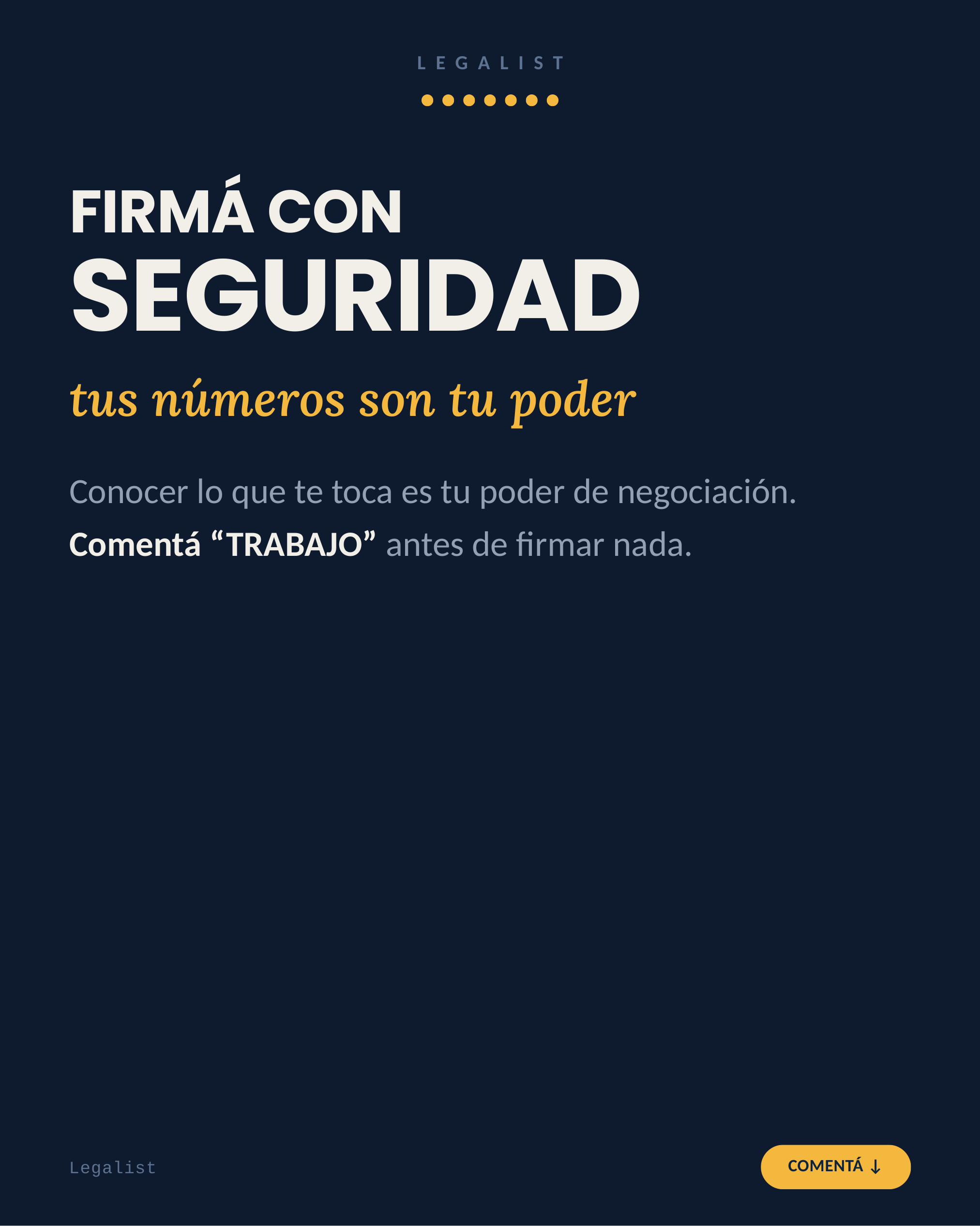 Antes de firmar tu liquidación — slide 8