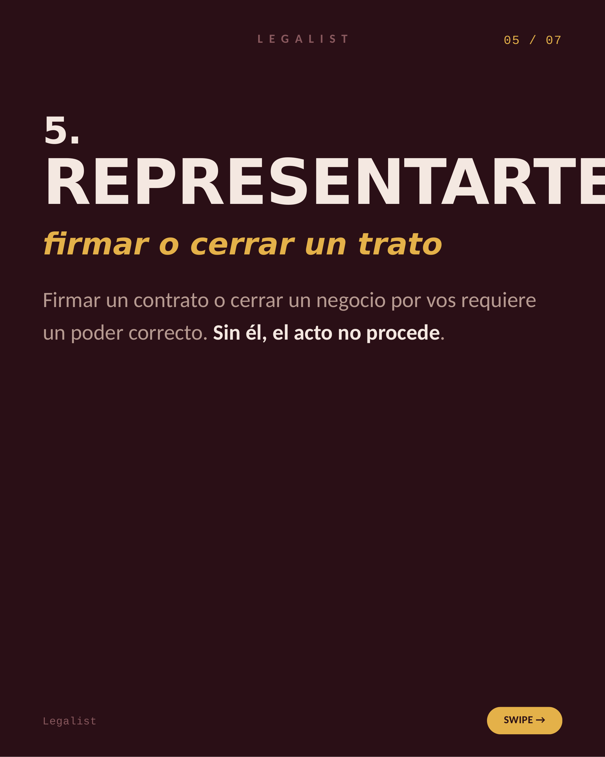 El poder notarial — slide 6