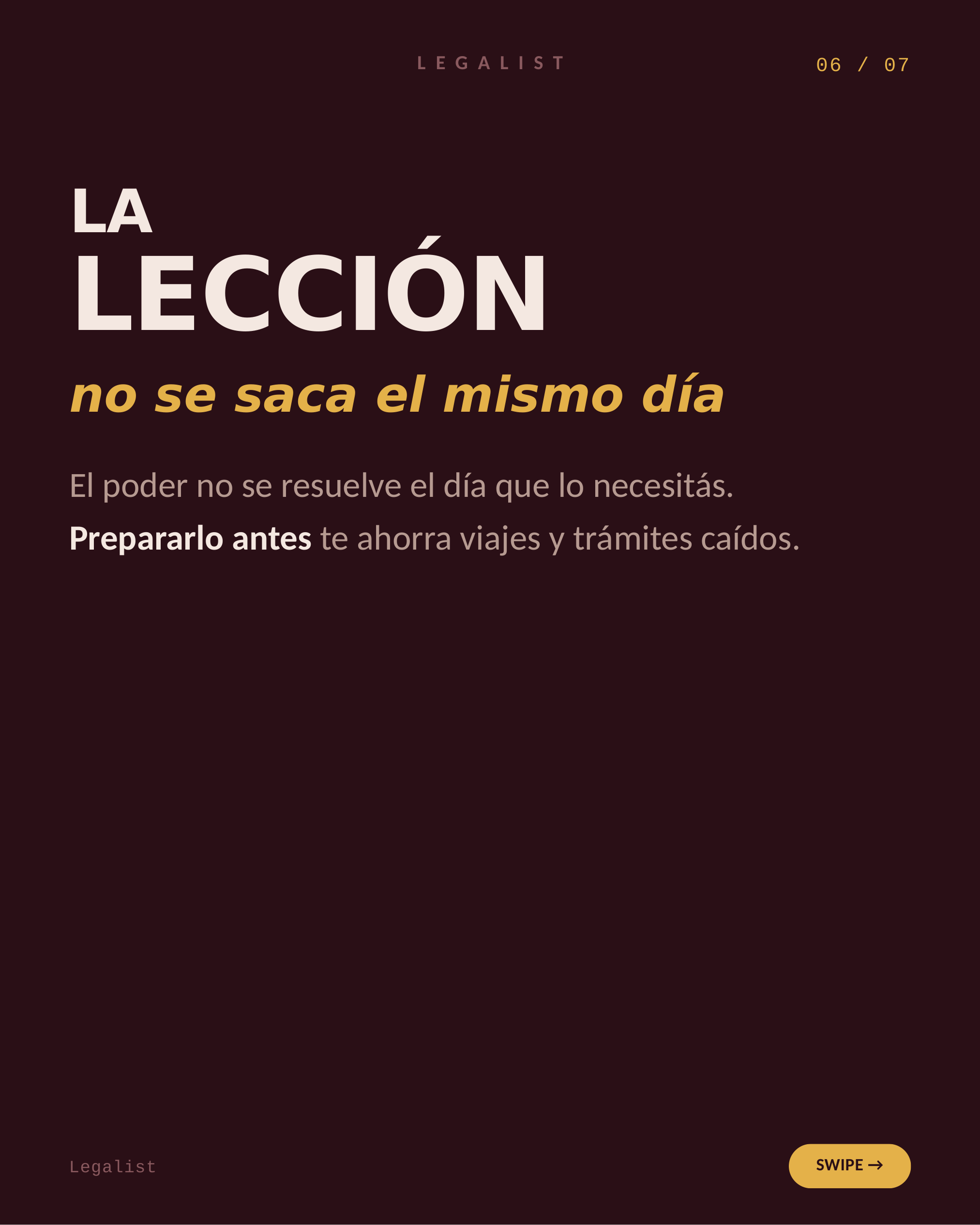 El poder notarial — slide 7
