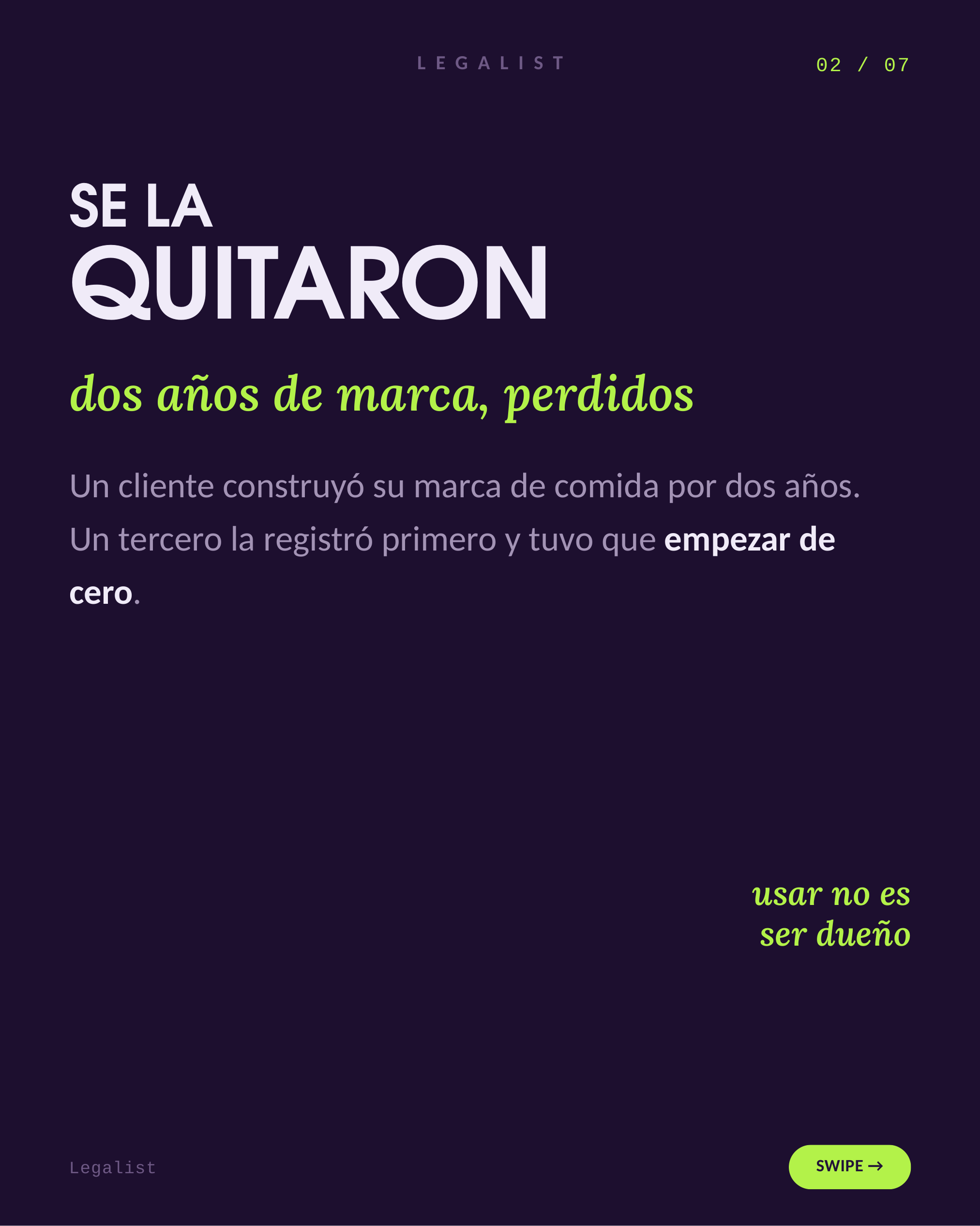 Tu marca es un activo — slide 3