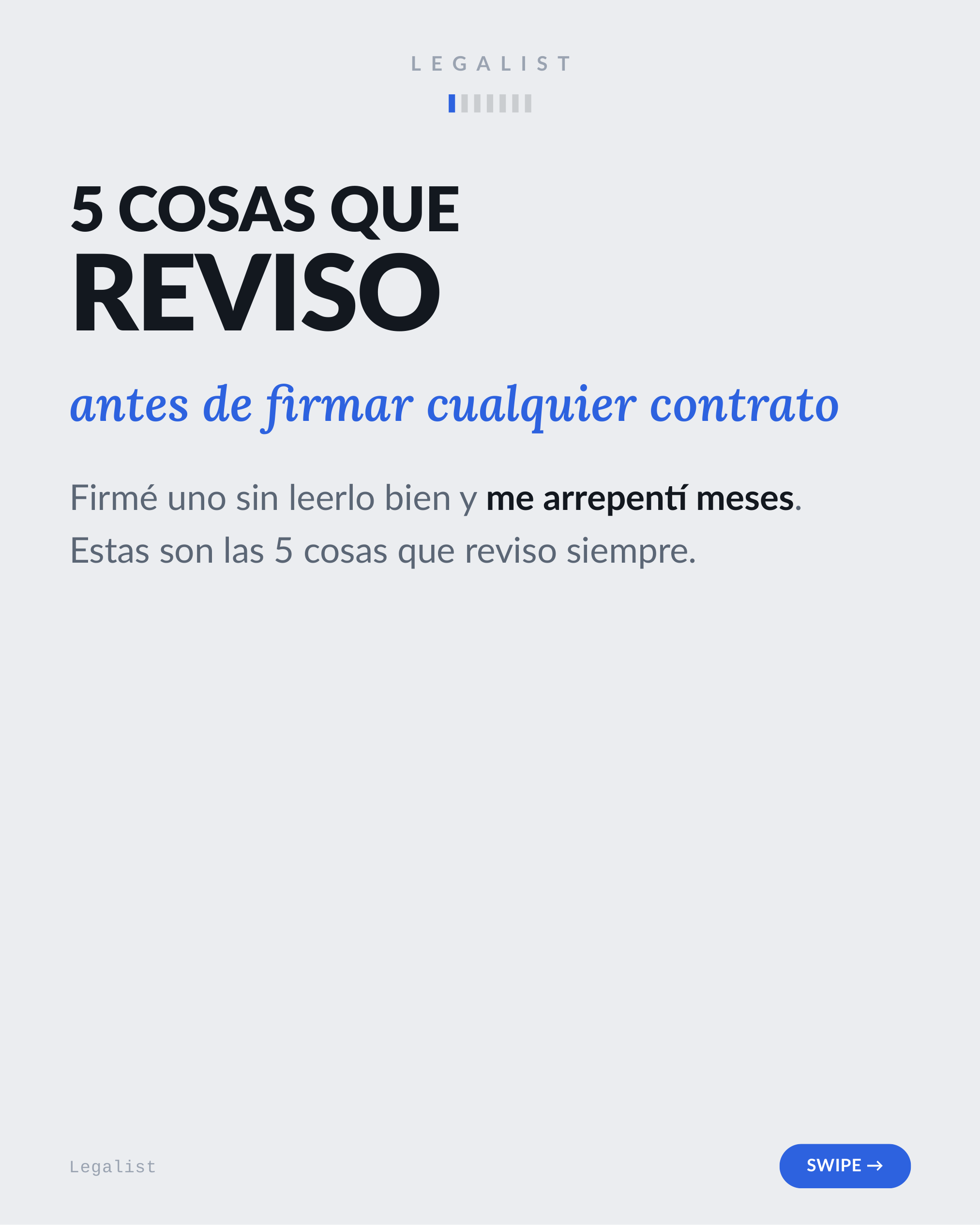 Antes de firmar — slide 2