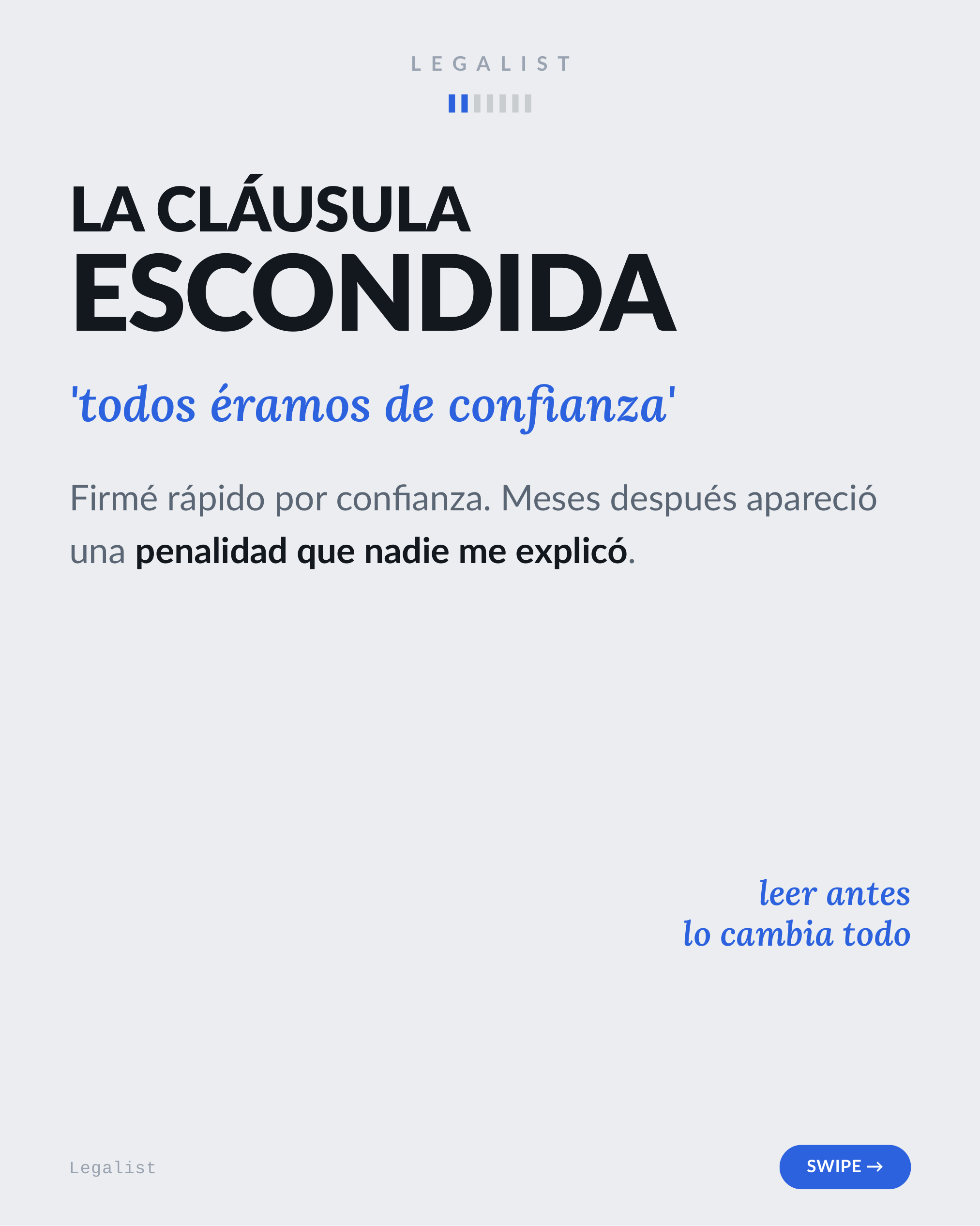 Antes de firmar — slide 3
