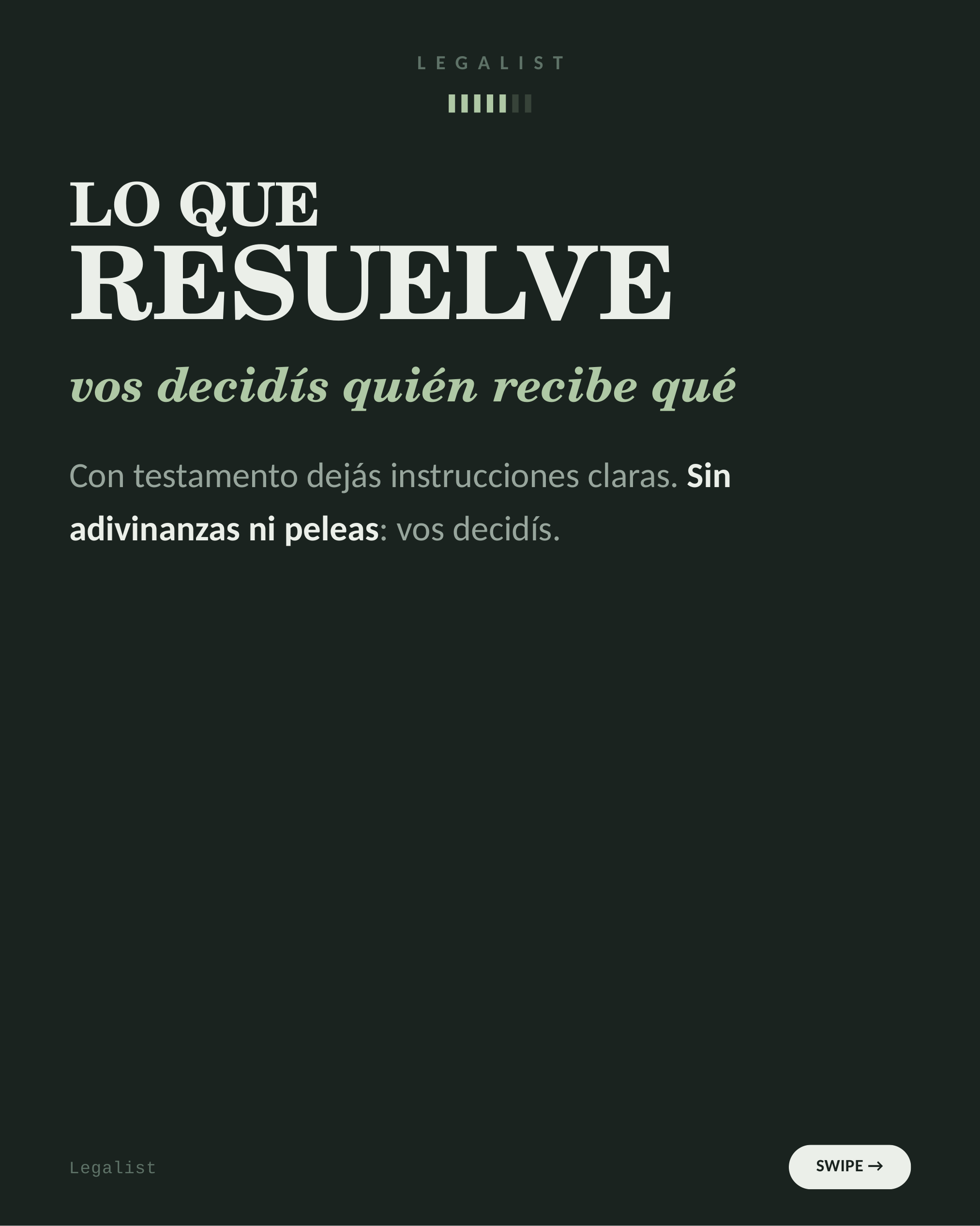 Morir sin testamento — slide 6