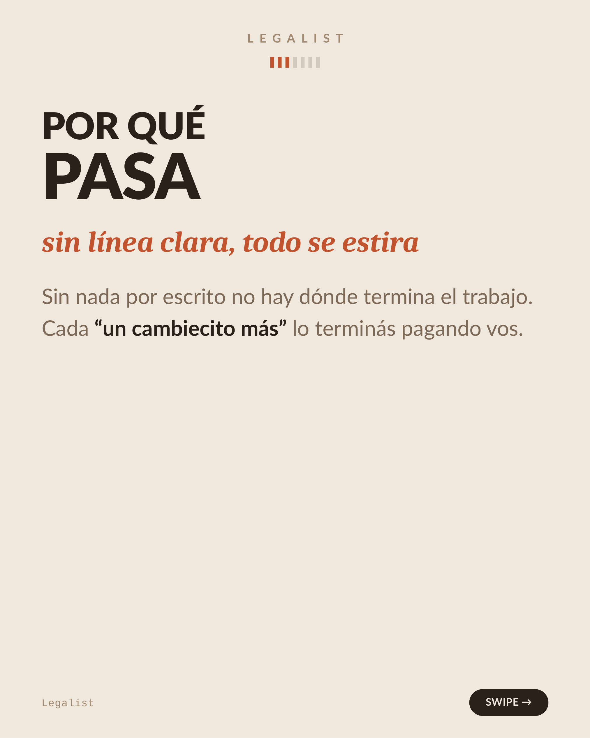 Trabajar de palabra — slide 4